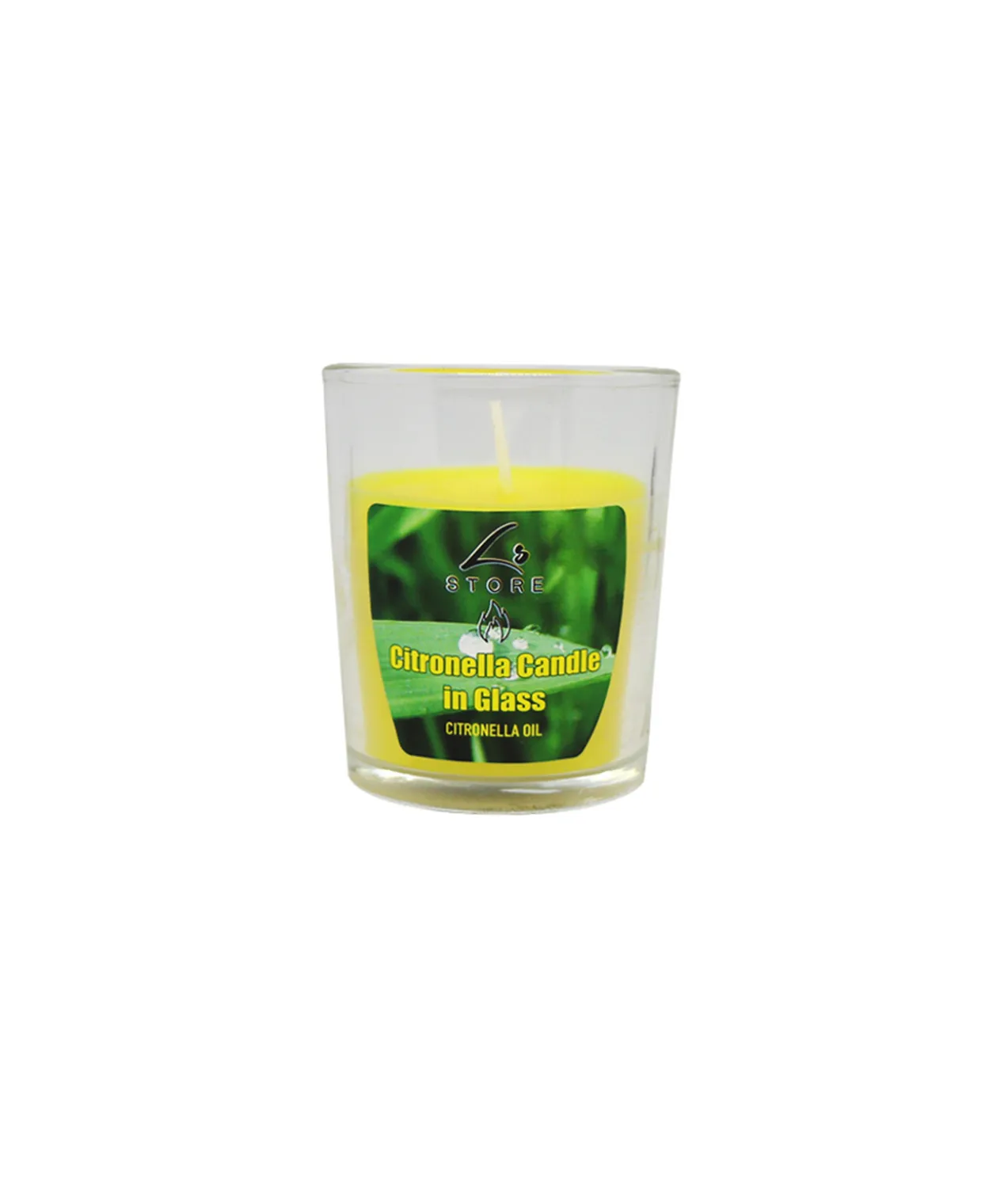 Citronella Glass Candle 1pc
