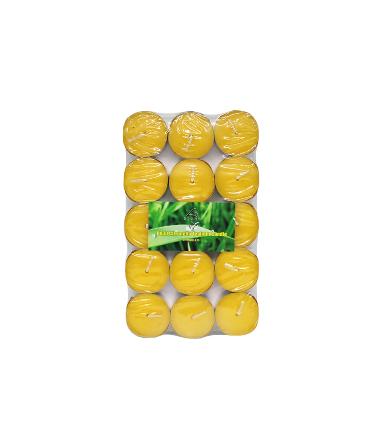 Citronella Tealight Candle 30pk