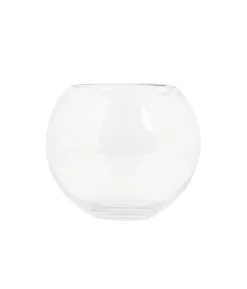 Clear Glass Fish Bowl Height 250mm