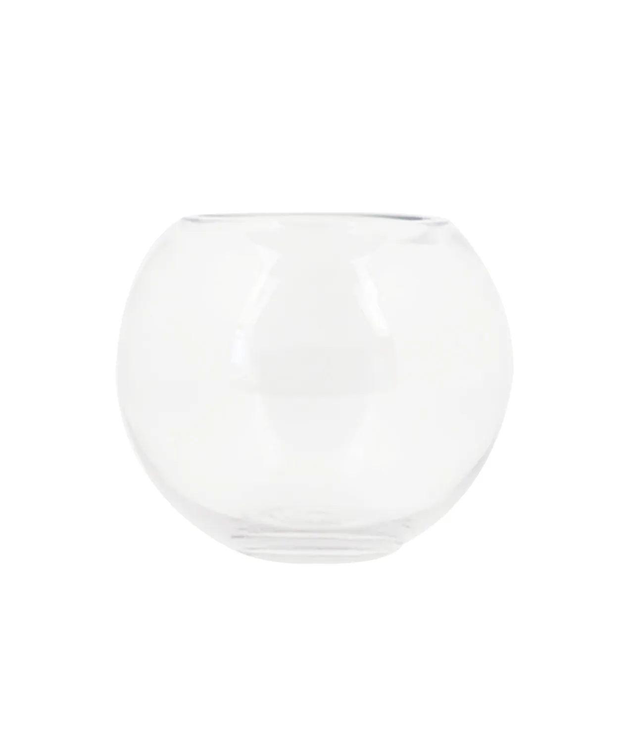 Clear Glass Fish Bowl Height 250mm