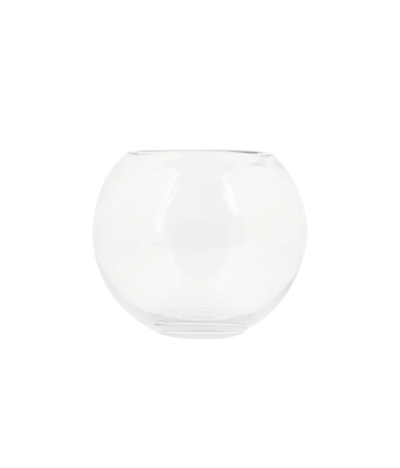 Clear Glass Fish Bowl Height 220mm