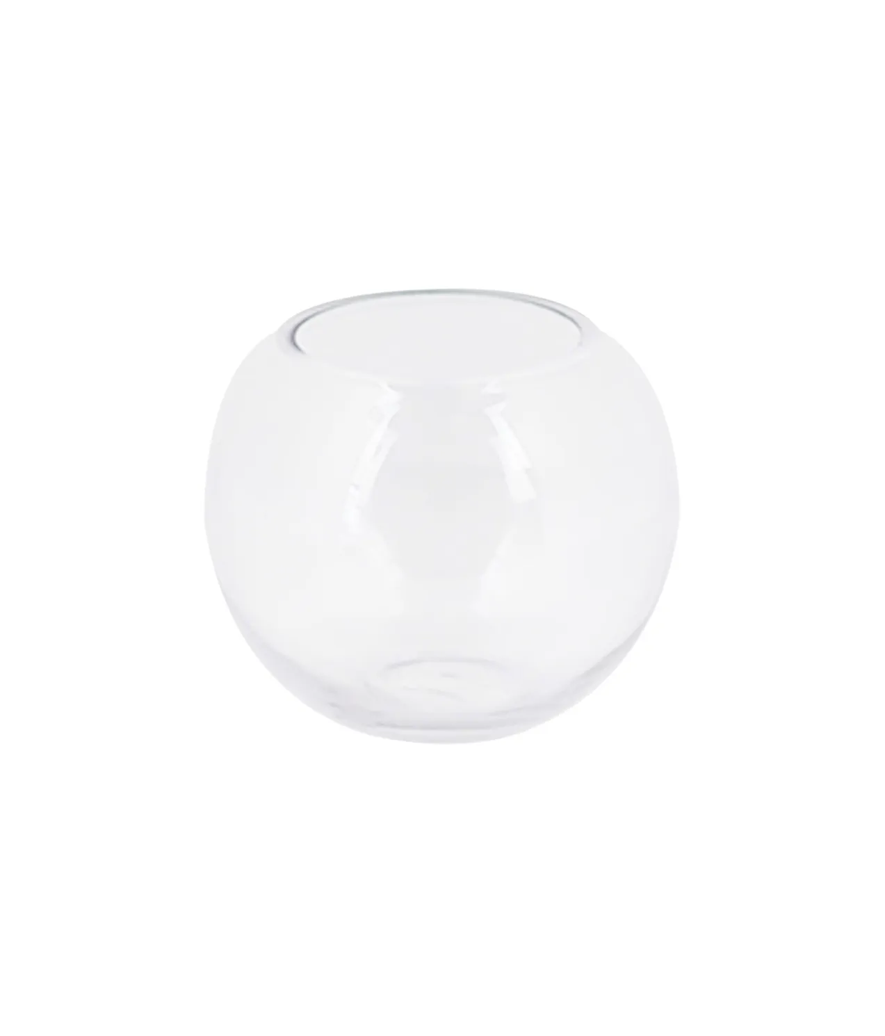Clear Glass Fish Bowl Height 220mm