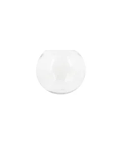 Clear Glass Fish Bowl Height 130mm
