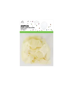 Clear Latex Plain Balloons 12inch 20pk