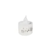 Clear LED Tealight Candle 4pk