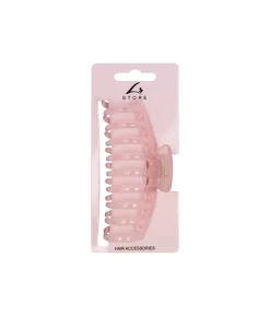 Clear Pink Hair Claw Clip 11cm