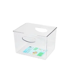 Clear Plastic Multipurpose storage box 22.2 x 18.5 x 16.2cm