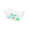 Clear Plastic Multipurpose storage box 24.8 x 17.9 x 10.5cm