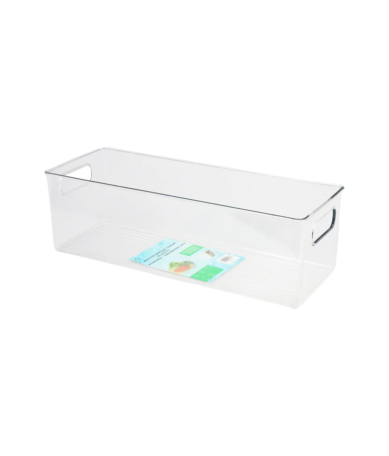 Clear Plastic Multipurpose storage box 40.5 x 15 x 13cm