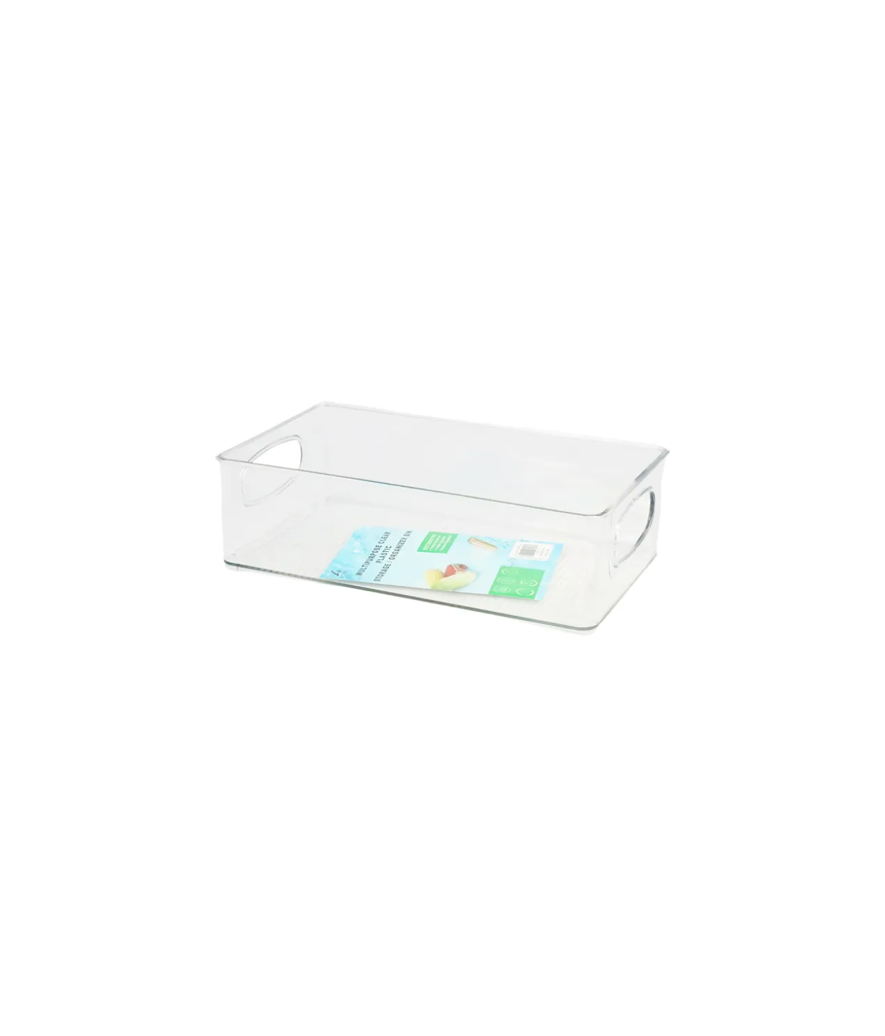 Clear Plastic Multipurpose storage box 23.6 x 13.3 x 6.1cm