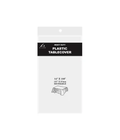 Clear Plastic Tablecover 137x274cm