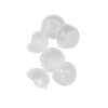 Clear PP Mini Lotus Dessert Cups 6.4 x 3.3cm 12pc