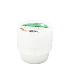 Clear PP Plastic Round Food Container 10pc 250ml