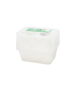 Clear PP Rectangular Food Container 10pc 1000ml