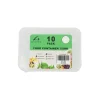 Clear PP Rectangular Food Container 10pc 750ml