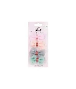 Clips With Bow 4pk