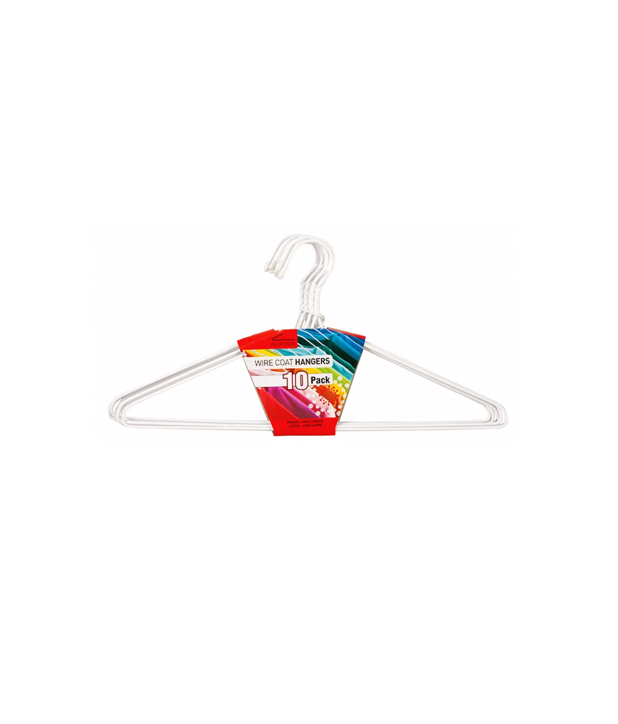 Coat Hangers Wire Assorted 10pk
