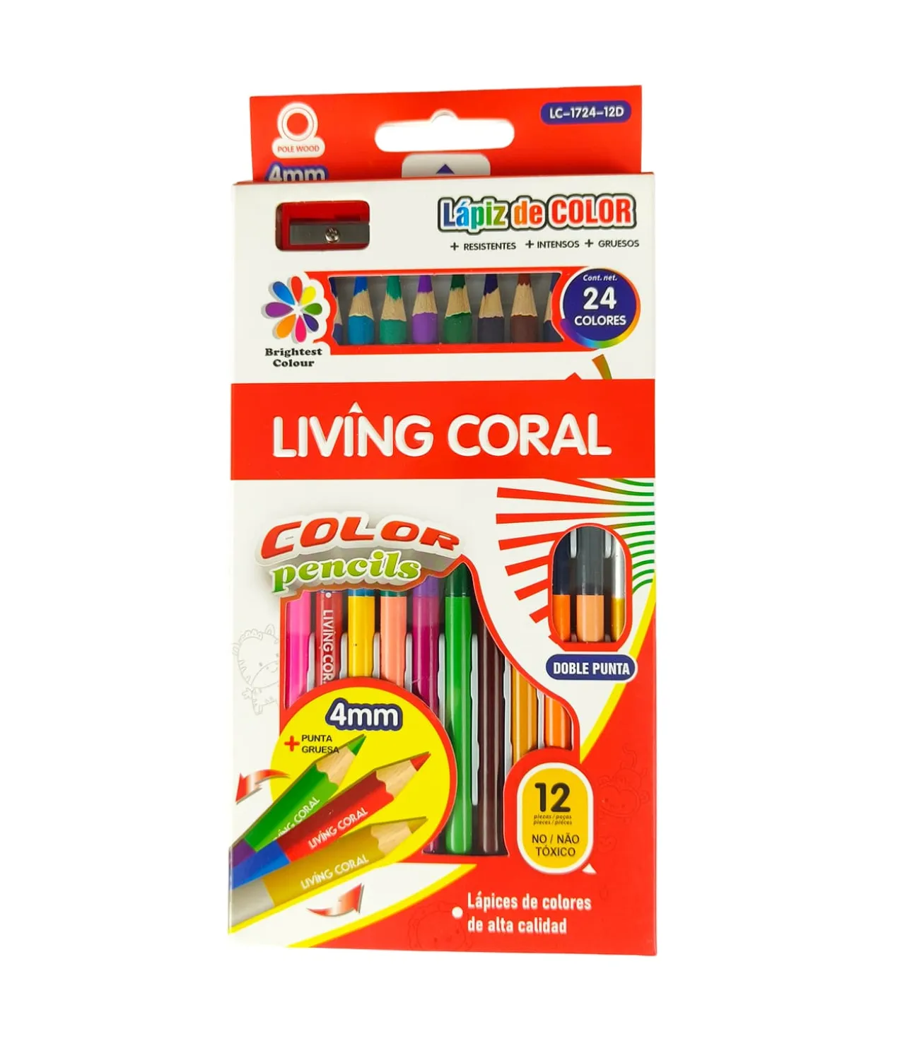 24 Color Double Head Pencils