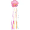 Colorful Children Pigtail Wig Hair Clips 6pc 30cm