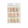 Colorful Crushed Stone DIY Bead Ornament 12pc