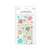 Colorful Shell Rhinestone Stickers 19.5x10cm