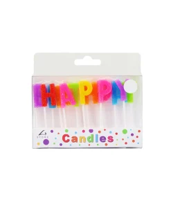 Color Happy Birthday Pick Candles