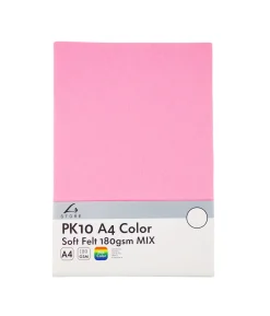 Color Soft Felt 180gsm MIX A4 10pk