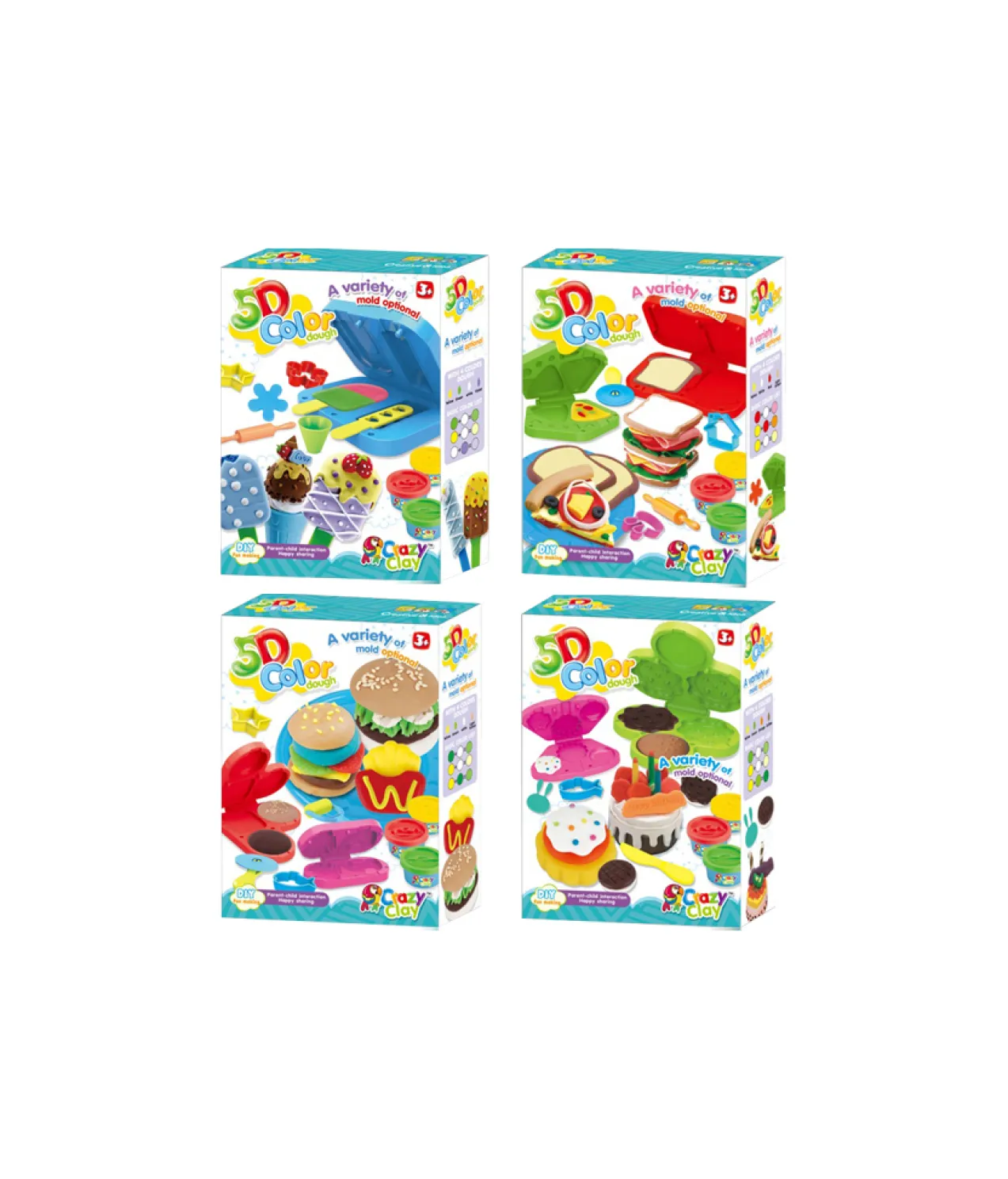 Colour Dough Food Maker Kit Assorted