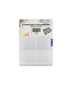 6 Compartment Detachable Box 16.4cm