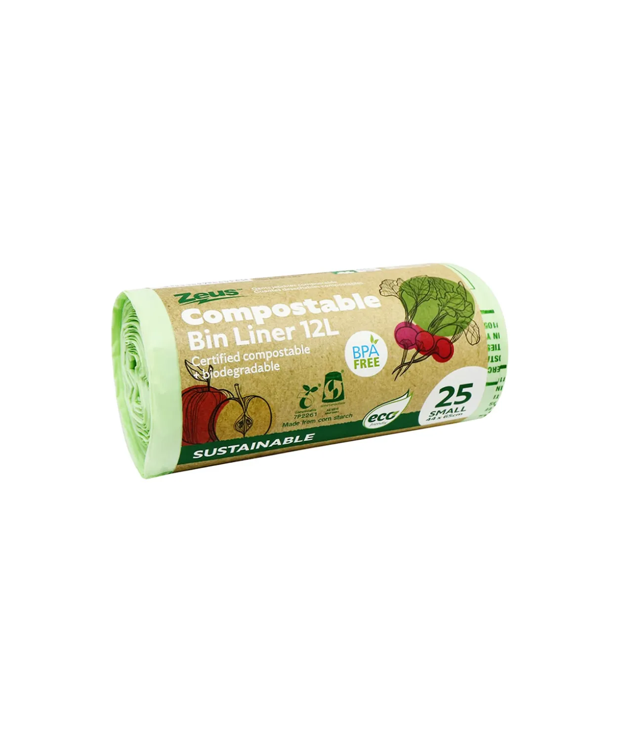 Compostable Bin Liner Bags 12L