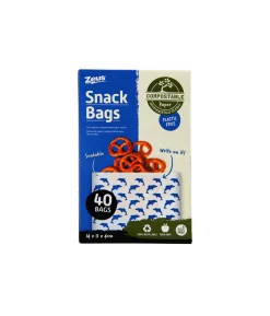 Compostable Snack Bag 40pk
