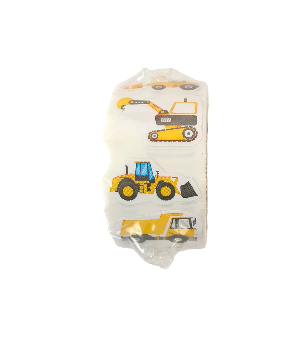 Construction Sticker Roll 2.5×2.5cm 500pc