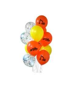 Construction Truck Party Balloon Set 15pc