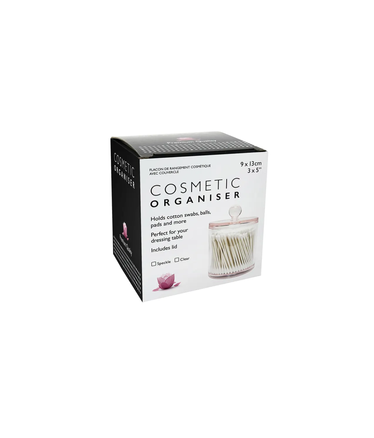 Cosmetic Organiser With Lid