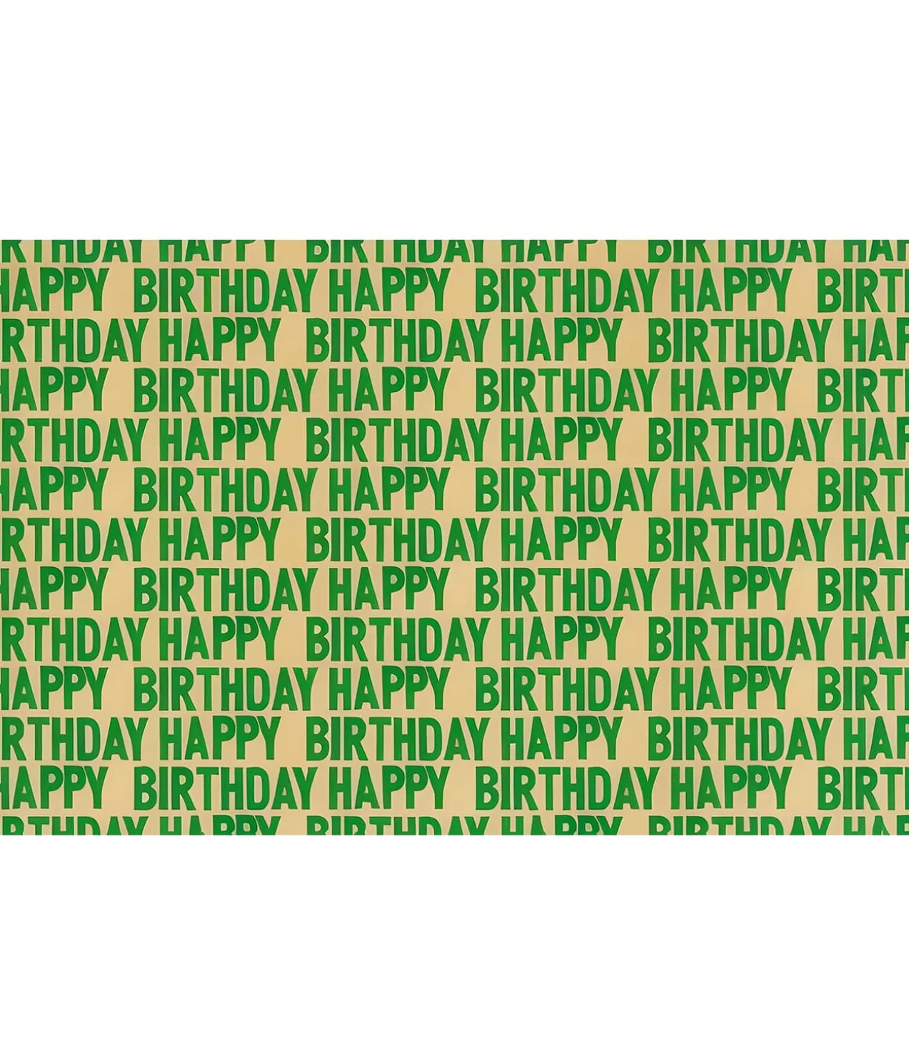 Craft Wrapping Paper With Birthday Print Assorted 70cmx5m