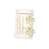 Cream Flower Hair Accessory Set 4pc