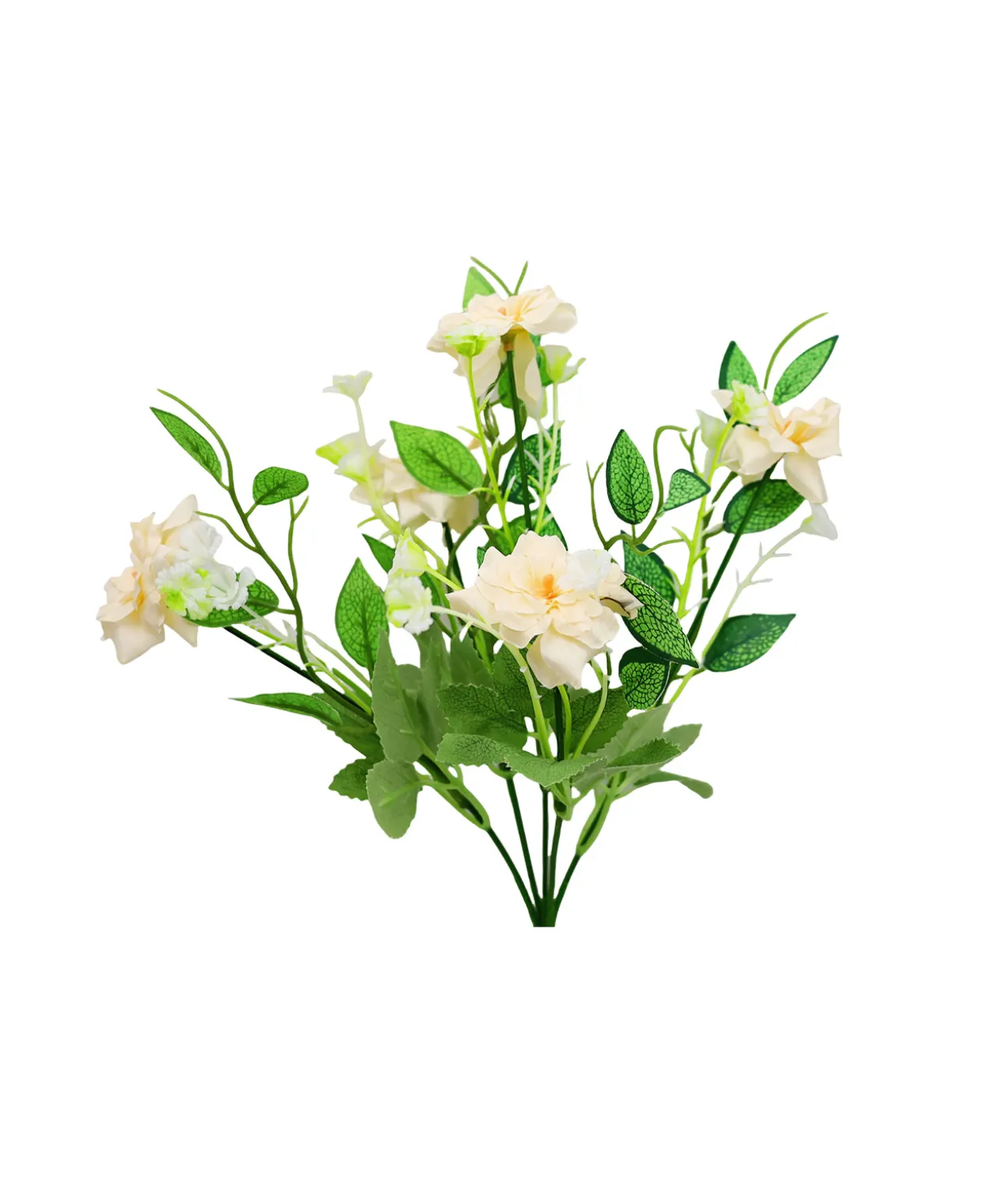 Cream Flowers 5 Heads 30cm