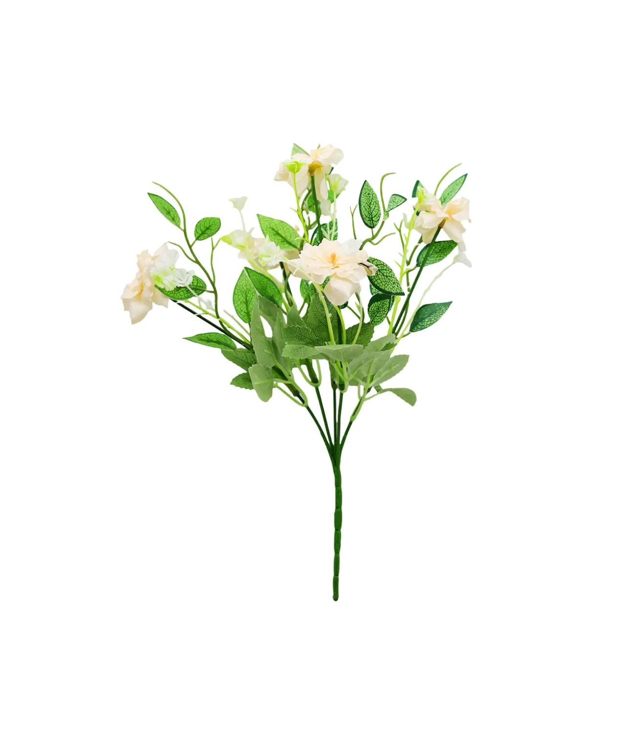 Cream Flowers 5 Heads 30cm