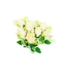 Cream Rose Bush 9 Heads 38cm