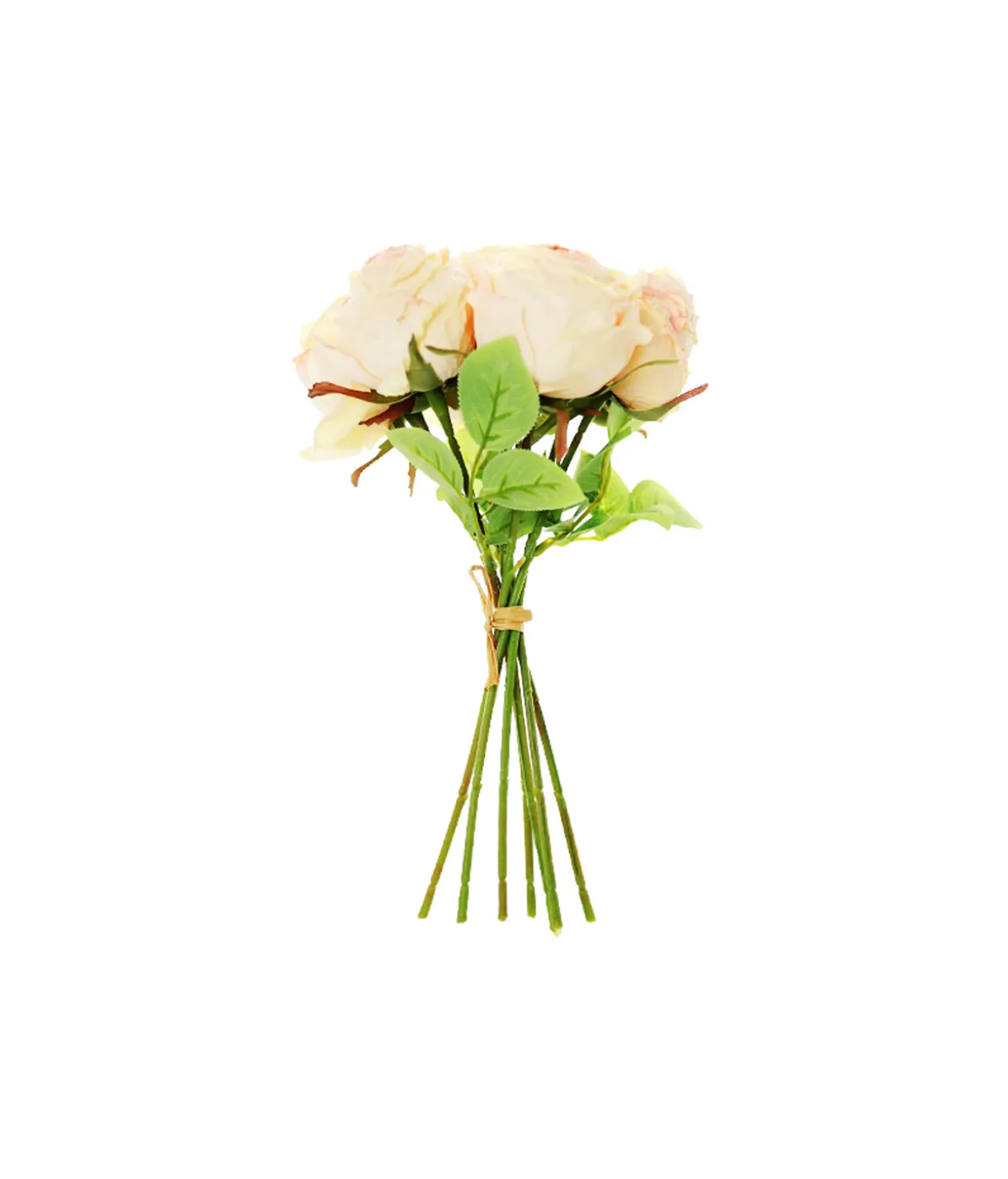 Cream Rose 7 Heads 30cm