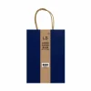 Dark Blue Large Paper Bag 2pcs