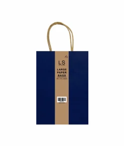 Dark Blue Large Paper Bag 2pcs