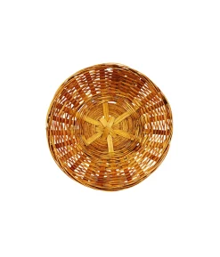Dark Brown Round Bamboo Baskets 20cm