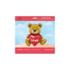 3D Bear With Love Foil Balloon 41x50x31cm