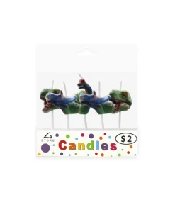 Dinosaur Candles 5pk