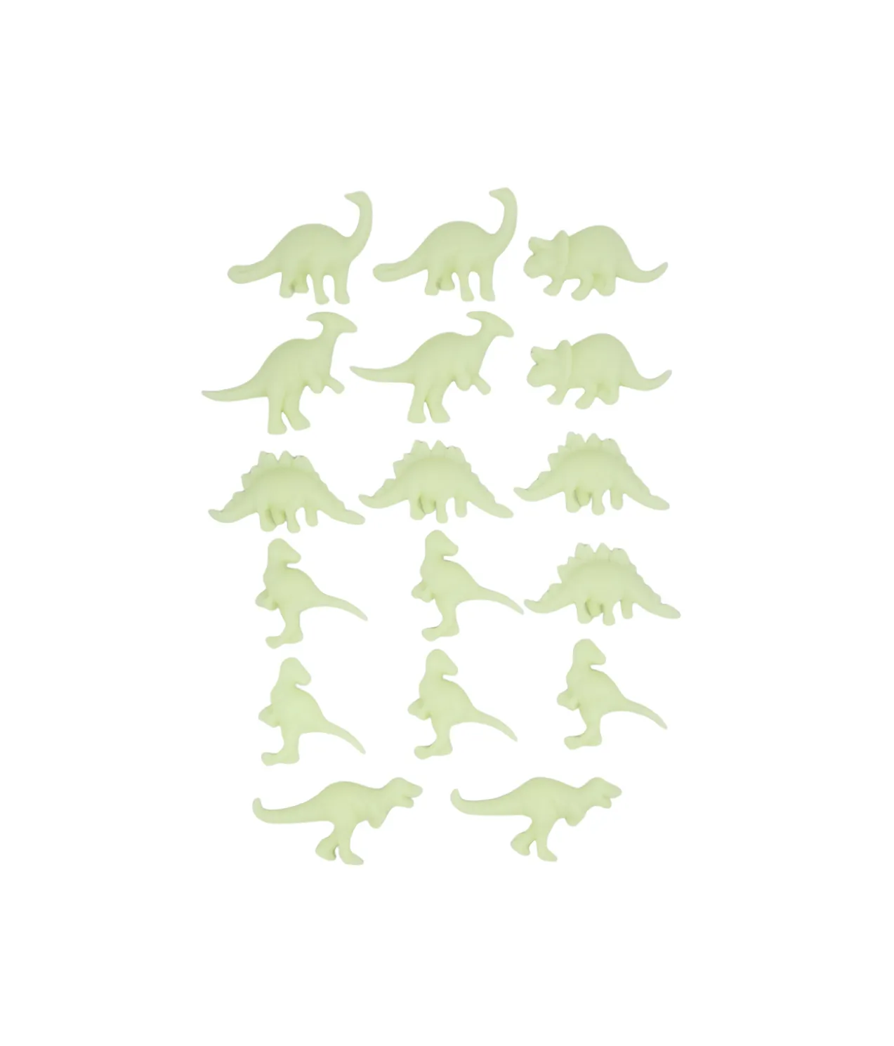 Dinosaur Glow In Dark 6cm 16pk
