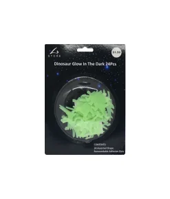Dinosaur Glow In The Dark Decorations 24pc
