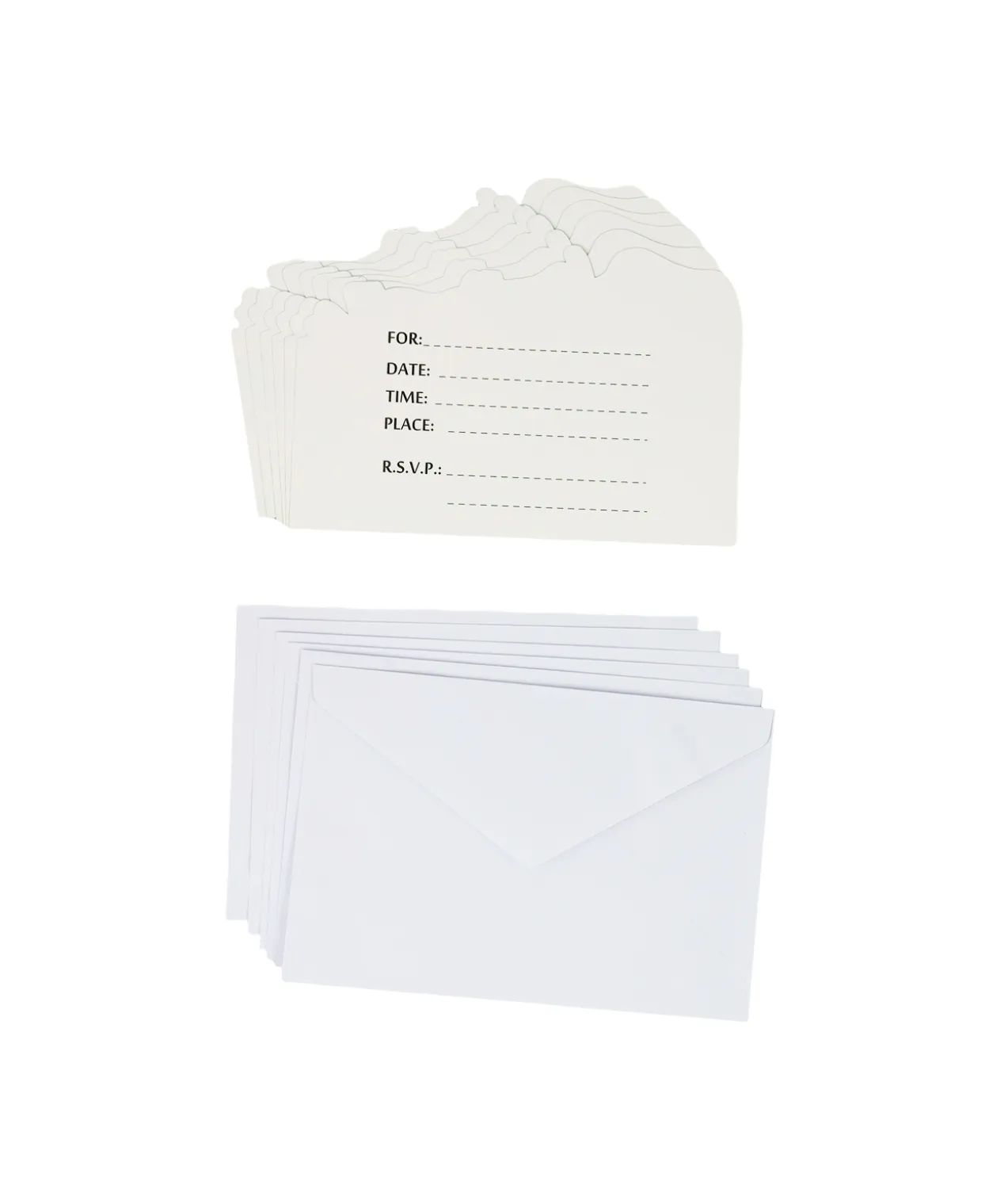 Dinosaur Invitation Card With Envelope 6pcs