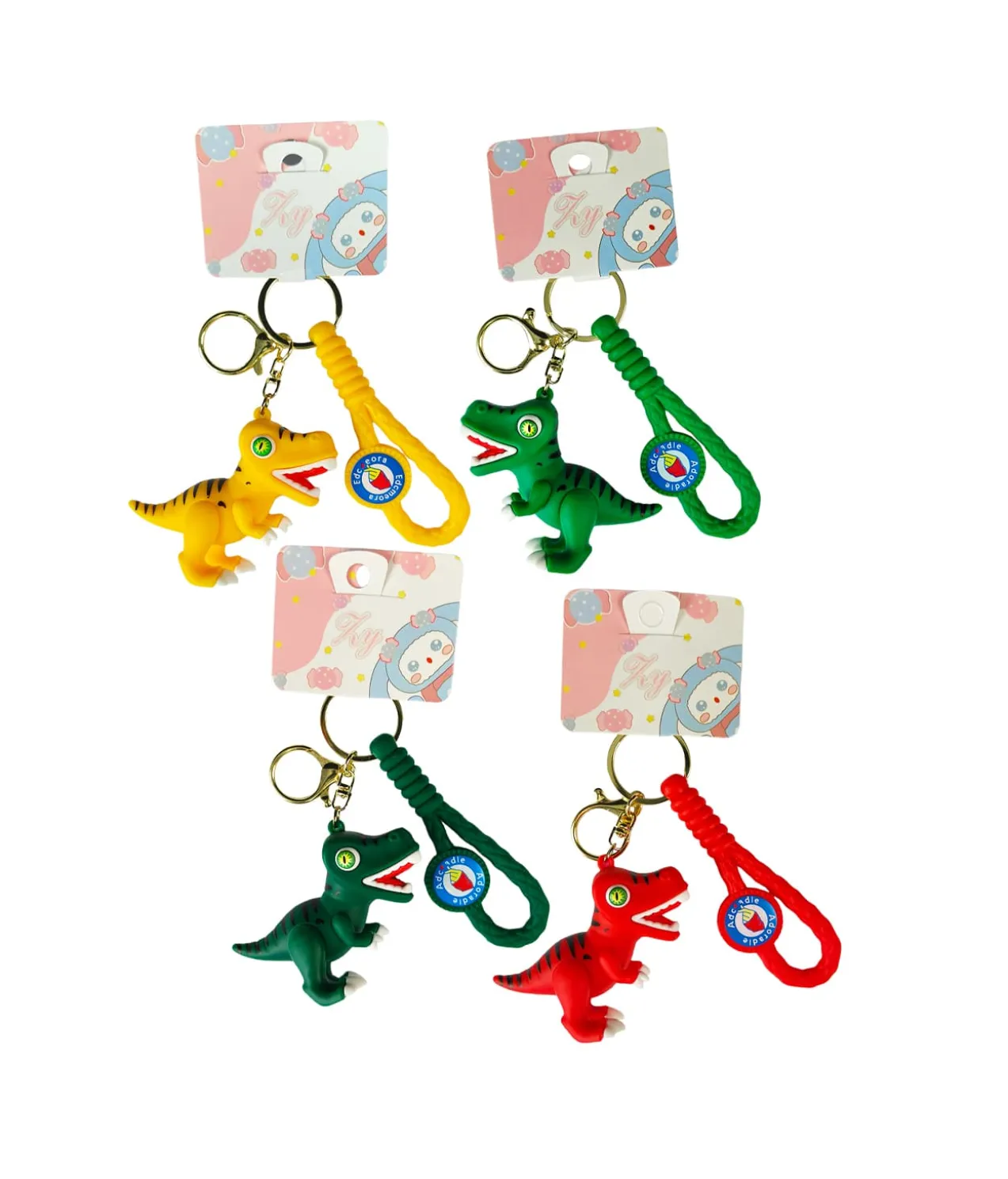 Dinosaur Keychain Assorted 5cm
