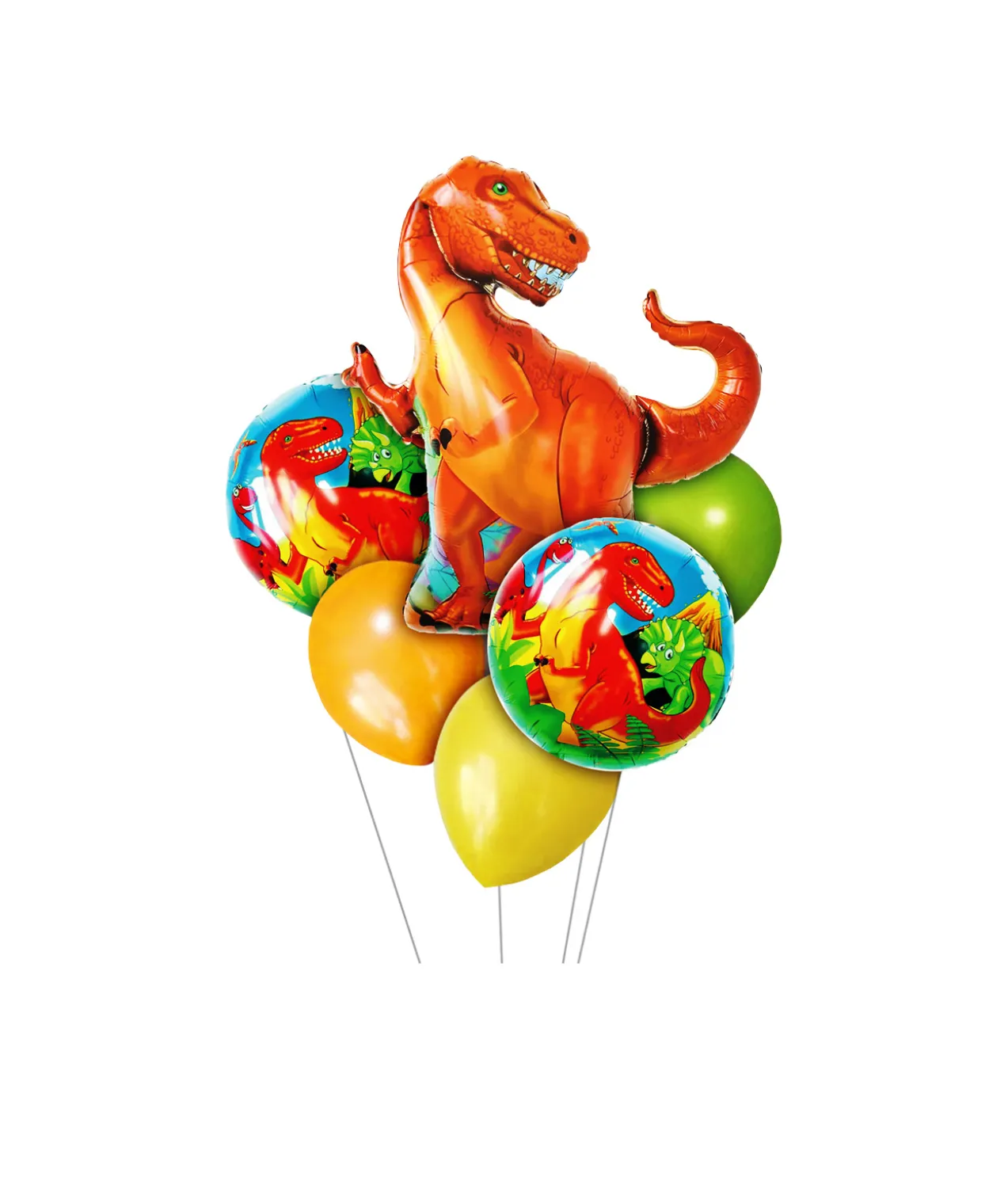 Dinosaur Party Balloon Set 6pc